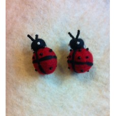 Ladybug Broach,Hair-clip & Band